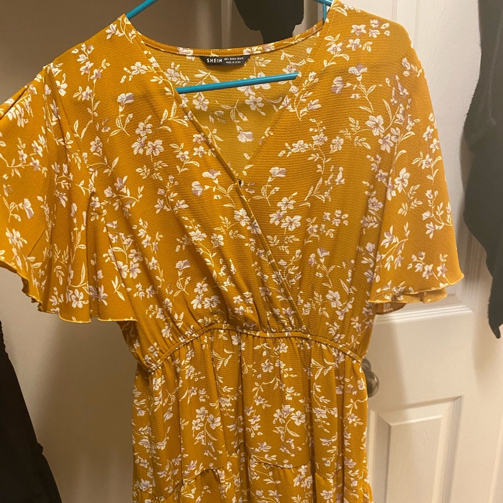 Shein floral dress